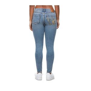 True Religion Jeans Size 26 Blue Jennie Curvy Mid Rise Skinny